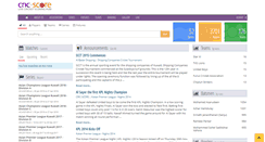 Desktop Screenshot of cric-score.com